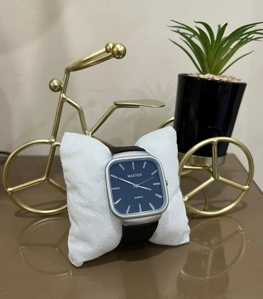 MASTER Square Dial New Style Watch for Men, Slim Steel Built Design in Fashion